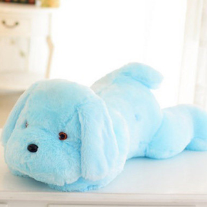 Noel doğum günü sevgililer festivaller hediye yaratıcı LED gece ışığı köpek Glow Light up yavru dolması hayvan peluş oyuncak - Product Image 2