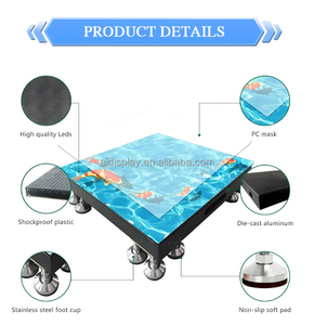 Nouvellement signes numériques pleine couleur carrelage Led mur eau nominale vidéo scène piste de danse support LED panneau écran pour <span class=keywords><strong>jeu</strong></span> de danse - Product Image 2