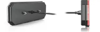 Feu arrière LED 350 mm pour camion, homologué ECE EMC, 6 fonctions : clignotant dynamique, frein, marche arrière, feu de brouillard arrière, feu de position pour remorque et caravane