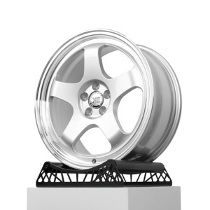 Jantes 5 branches GT polies personnalisées 5x112 5x114.3 5x120 concaves 18 19 20 21 22 pouces pour Tesla <span class=keywords><strong>Supra</strong></span> 350Z 370Z 86 BRZ - Product Image 1