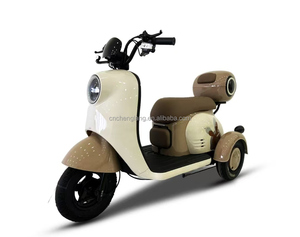 สกู๊ตเตอร์จักรยานสามล้อไฟฟ้าแบบพับได้สำหรับผู้ใหญ่เด็กยูเครน48V <span class=keywords><strong>3</strong></span>-Seater - Product Image 3