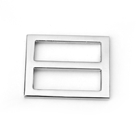 Boucle en D classique professionnelle en alliage de zinc avec broche et réglage à trois positions pour accessoires de bagagerie