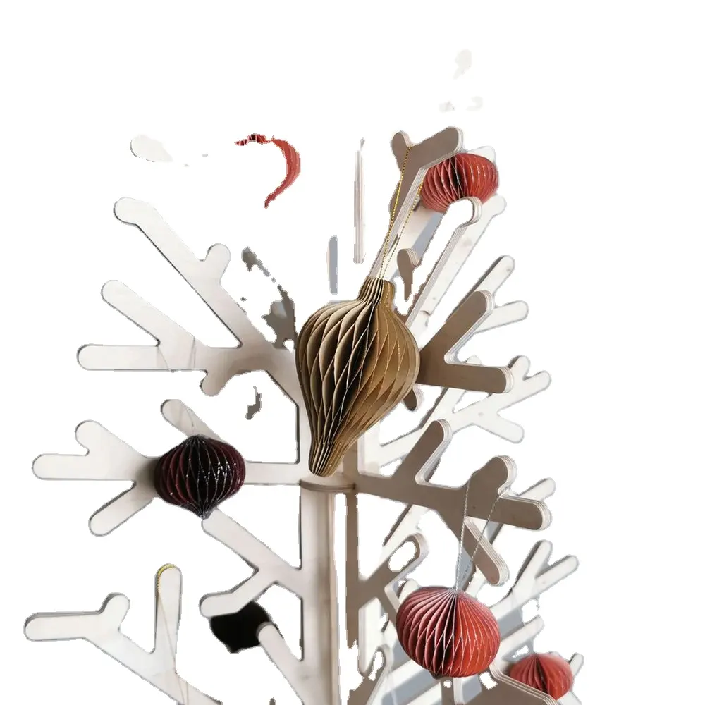 アート家の装飾環境にやさしい木の装飾クリスマスツリー家のための木製のクリスマスの装飾