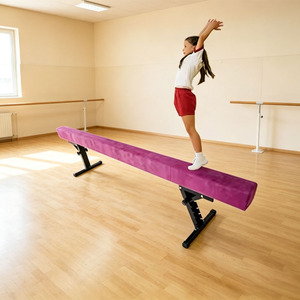 Barre d'équilibre en <span class=keywords><strong>bois</strong></span> professionnelle <span class=keywords><strong>pour</strong></span> la maison, hauteur réglable, surface antidérapante, équipement d'entraînement physique <span class=keywords><strong>pour</strong></span> enfants - Product Image 6