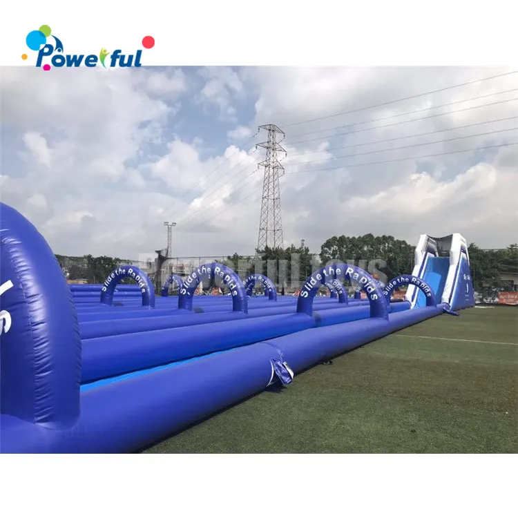 Toboganes de agua inflables acuáticos de gran oferta, nuevo diseño 'Slide N Slip' para adultos, tamaño personalizado para Resorts, hoteles y parques acuáticos