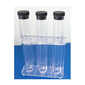 Transparent Acrylic Test Tube Stand Lucite Tube Holder Display Stand