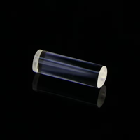 Lentille de tige de guidage de lumière en verre optique de silice fondue borosilicate à haute transmittance personnalisée résistante à la température