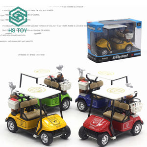 Modelo de carro de Golf HS escala 1 36, simulación de coche de choque de fundición a presión con 4 colores mezclados - Product Image 4