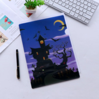 Carpeta de Archivo de Oficina en Forma de L, Duradera, de PP, Tamaño A4, Diseño Navideño de Santa Claus, Marca Yunman, Venta al Por Mayor
