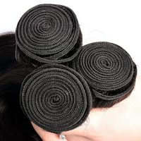 Extensiones de Cabello Humano Virgen Liso 15A, 100% Sin Procesar, Doble Trama, Suaves, Aspecto Natural, para Uso Diario