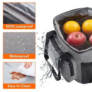 <span class=keywords><strong>Sac</strong></span> isotherme de grande capacité pour 8 canettes, imperméable, en tissu Oxford 300D, portable, personnalisé, pour pique-nique en plein air, <span class=keywords><strong>sac</strong></span> à lunch thermique isolé - Product Image 4