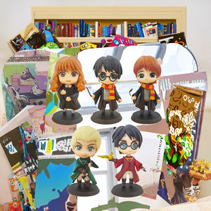 Q Version Mini mignon PVC modèle jouet <span class=keywords><strong>Harry</strong></span> film boîte aveugle poupée 5 pièces/ensemble pour Table gâteau décoration Figurine Type en gros - Product Image 4