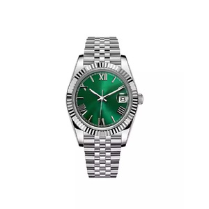 Nouvelle montre mécanique sportive avec cadran romain, design vert radis, multifonction, bracelet en acier, pour homme, NH35 - Product Image 6