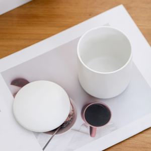 BESTCERA, tarro de vela de cerámica personalizado, tarro de vela de cerámica perfumado de lujo <span class=keywords><strong>vintage</strong></span> atmosférico con tapa - Product Image 3