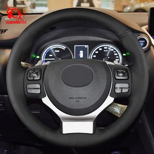 Couverture de volant chaude cousue à la main en cuir pour <span class=keywords><strong>Lexus</strong></span> RC <span class=keywords><strong>F</strong></span> Sport <span class=keywords><strong>CT</strong></span> <span class=keywords><strong>200h</strong></span> IS - Product Image 6