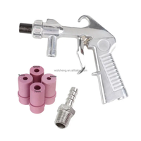 Kit de pointes de buse en céramique pour pistolet à sable à siphon à air Nouvel outil de pulvérisation électrique Outil abrasif OEM Sableuse Pistolet à air comprimé Pulvérisateur