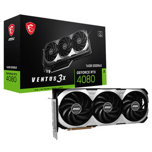 <span class=keywords><strong>MSI</strong></span> <span class=keywords><strong>GeForce</strong></span> <span class=keywords><strong>RTX</strong></span> <span class=keywords><strong>4080</strong></span> 16GB <span class=keywords><strong>VENTUS</strong></span> 3X GAMING Tarjeta gráfica usada Compatible con procesadores AMD Ryzen 9 7950X3D 7950X 7900X 7700X - Product Image 1