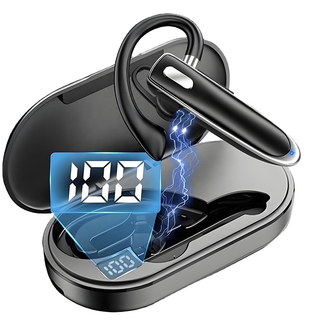 YYK-530 Single Wireless Earphones In-ear Ear Hook Hands-free Earbuds With Waterproof and MFB Button for Driving / Business