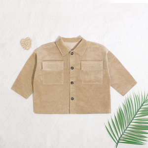 Plusieurs couleurs disponibles personnalisé mode printemps été manteau à manches longues poche Deign enfants garçons veste - Product Image 2