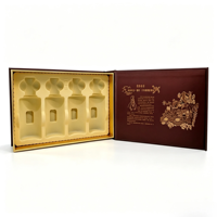 Boîtes d'emballage de parfum de luxe pour les marques de cosmétiques et de parfums, boîte cadeau rigide personnalisée avec logo, doublure en mousse EVA, couvercle magnétique