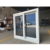 Fenêtre coulissante UPVC résistante aux ouragans, verre feuilleté trempé, coupe-vent, pour le marché des Bahamas, prix fabricant abordable