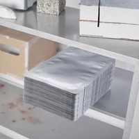 Emballage en aluminium alimentaire de qualité alimentaire, sachet en aluminium simple thermoscellable sous vide pour la cuisson, sachet en mylar pour le stockage des aliments, pochette de rétortage