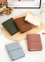 Carnet A7 Mini Mignon à Feuillets Mobiles, avec Boucle de Poche, Carnet d'écriture Personnalisable en Gros avec Logo