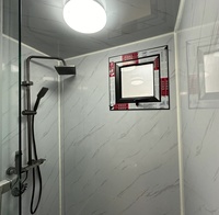 Maisons conteneurs préfabriquées de luxe extensibles en panneaux sandwich avec 2 chambres, design moderne pour usage hôtelier, à vendre