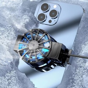 Ventilador portátil con clip para teléfono Turbo, radiador de refrigeración rápida por aire alimentado por USB para juegos de teléfonos inteligentes y transmisión en vivo - Product Image 5