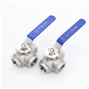 Stainless Steel 3way Thread <strong>Ball</strong> <strong>Valve</strong> - Product Image 3