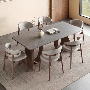 <span class=keywords><strong>Tavolo</strong></span> da Pranzo <span class=keywords><strong>in</strong></span> <span class=keywords><strong>Legno</strong></span> Massello Stile Vintage Francese, Design Moderno e Semplice con Piano <span class=keywords><strong>in</strong></span> Pietra <span class=keywords><strong>per</strong></span> Piccoli Appartamenti e Famiglie - Product Image 3