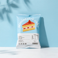 Sacs scellés à l'arrière en plastique laminé jetable écologique avec impression personnalisée pour l'emballage d'aliment pour animaux de compagnie de croustilles à biscuits