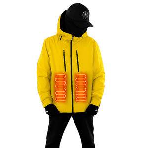 Envío rápido Chaqueta de invierno con calefacción para exteriores Chaqueta impermeable con calefacción Hardshell Chaqueta cortavientos lavable con calefacción para esquiar - Product Image 2