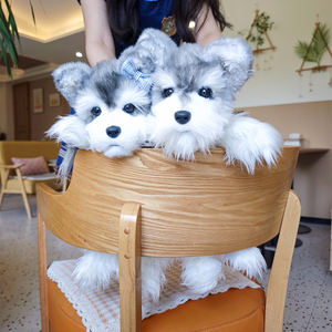 תיק גב קטיפה בצורת כלב שנאוצר חמוד מדגם DUPAN, תיק גב אופנתי בצורת חיה, צעצוע נסיעות, תיק גב בובת צעצוע - Product Image 2