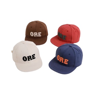 Custom <b>Baseball</b> <b>Cap</b> Hip-Hop Flat Rim <b>Baseball</b> <b>Cap</b> for Four Seasons Outdoor Cloth Sticker Embroidered Letters Shade Common - Product Image 1