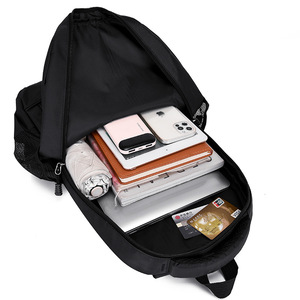 Laptop <b>Backpack</b> 16-Inch Lightweight Large Capacity Outdoor Travel For Men Solid Color Shoulder <b>Straps</b> - Product Image 3