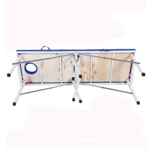 Taşınabilir katlanabilir sekiz ayaklı masaj yüz yatak akupunktur ve güzellik salonu SPA yatak fizik tedavi masa ayakta yatak - Product Image 5