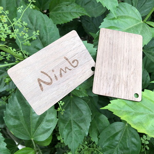 Nichen một tùy chỉnh khắc NFC kinh doanh thẻ-sinh thái óc chó gỗ RFID công ty Thẻ quà tặng 13.56MHz laser logo IC thẻ - Product Image 2