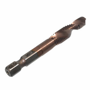 ดอกสว่านโคบอลต์ HSS แบบเกลียว M8x1.25 ก้านหกเหลี่ยม สำหรับเจาะโลหะ - Product Image 1