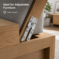 Mécanisme de verrouillage d'angle réglable à cliquet pour dossier de canapé, idéal pour canapé-lit inclinable et sièges de mobilier
