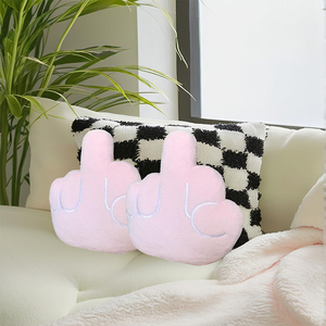 Almohada Decorativa con Forma de Dedo Medio, Almohada de Peluche Suave con Forma Divertida para Sofá, Sala de Estar, Dormitorio y Regalo Broma - Product Image 5