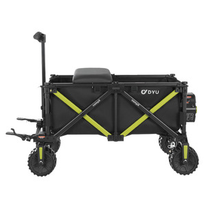 Carrito Eléctrico Plegable DYU de 4 Ruedas, Carrito Utilitario Todoterreno para Camping con Asiento - Product Image 2