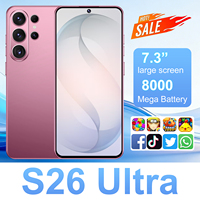 Smartphone S26 Ultra Konfigurasi Tinggi S26 Ultra 16+1TB Global 5G Dual SIM Ponsel Seluler Murah Asli