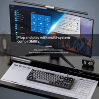 Clavier mécanique filaire pour jeux Smailwolf SK16 87 touches, interrupteurs bleus, rétroéclairage arc-en-ciel pour PC, ordinateur portable, joueur, esports