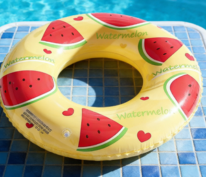 Flotteur de <span class=keywords><strong>piscine</strong></span> pastèque jaune <span class=keywords><strong>vif</strong></span>, bouée gonflable pour la <span class=keywords><strong>piscine</strong></span> et la plage en été - Product Image 1