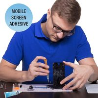 Colle de collage pour écrans de smartphones et téléphones portables de qualité industrielle pour réparation et assemblage, emballage en tube transparent