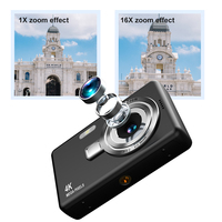 2026 Kamera Digital Walkie Talkie 4K Zoom 16X Layar 2.4 Inci Isi Ulang Multi Warna Baru Kreatif Video Q12 CCD 800mAh Lithium