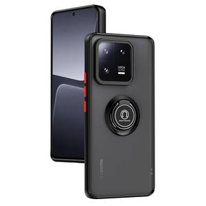Étui de protection avec anneau de maintien pour <span class=keywords><strong>Xiaomi</strong></span> 13 <span class=keywords><strong>Pro</strong></span> 14 14 <span class=keywords><strong>Pro</strong></span> 12T 2 12X <span class=keywords><strong>11T</strong></span> 11 Ultra 10T, coque arrière rigide avec béquille - Product Image 1