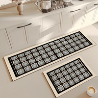 Tapis de cuisine moderne en tissu technique doux et boue de diatomée, séchage rapide, antidérapant, écologique, adapté aux animaux domestiques, pour cuisine et salle de bain