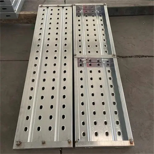 Derfon haute qualité 2m 3m <span class=keywords><strong>4m</strong></span> planche d'échafaudage planches d'échafaudage en acier galvanisé Q235 planche métallique pour échafaudage - Product Image 5